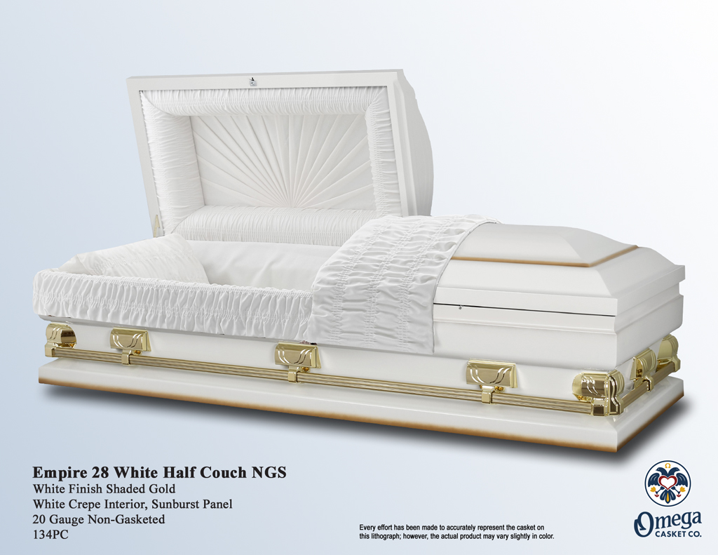 Empire 28 White White Half Couch NGS